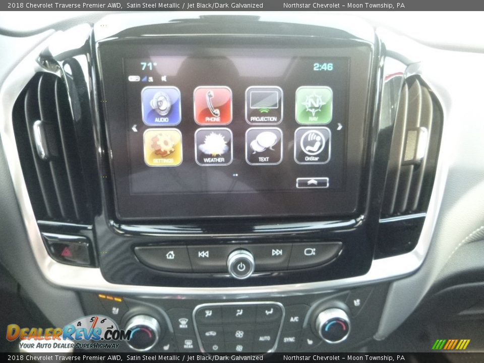 2018 Chevrolet Traverse Premier AWD Satin Steel Metallic / Jet Black/Dark Galvanized Photo #20