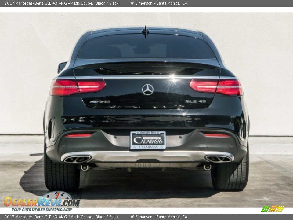 2017 Mercedes-Benz GLE 43 AMG 4Matic Coupe Black / Black Photo #3