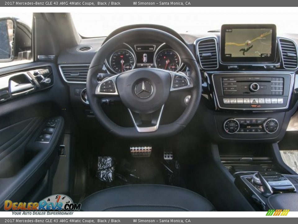 2017 Mercedes-Benz GLE 43 AMG 4Matic Coupe Black / Black Photo #4