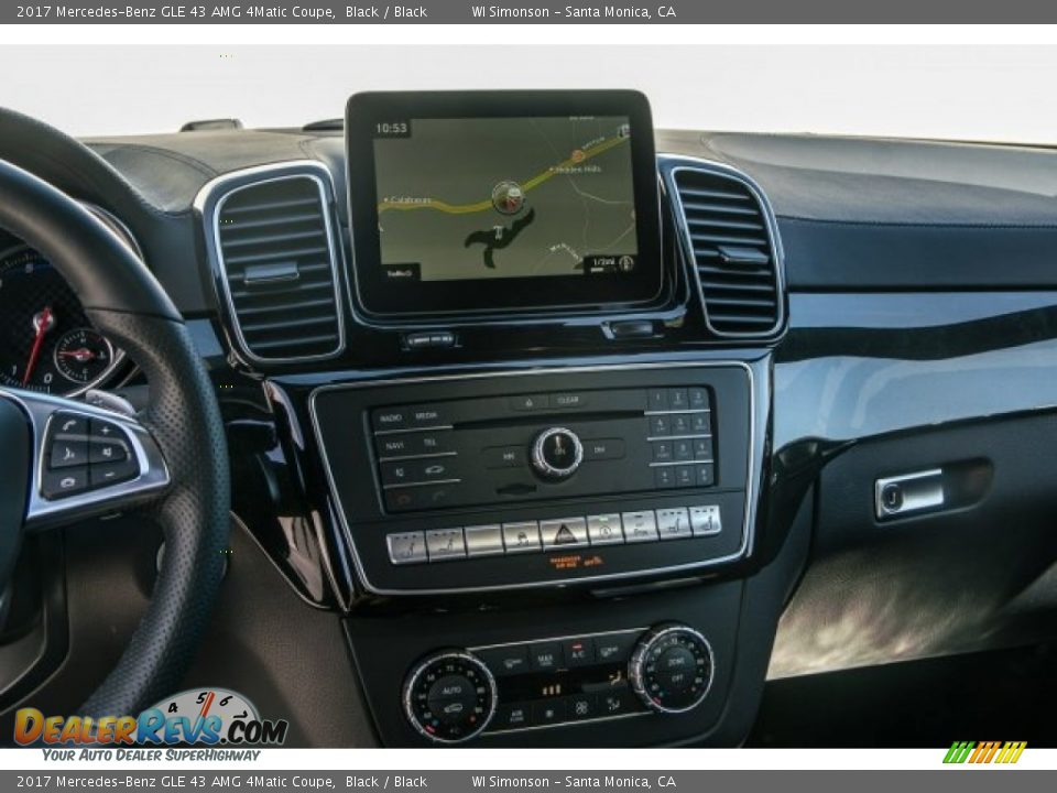 2017 Mercedes-Benz GLE 43 AMG 4Matic Coupe Black / Black Photo #5