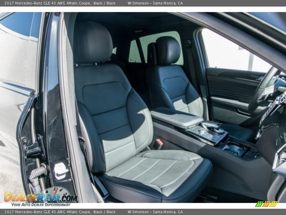 2017 Mercedes-Benz GLE 43 AMG 4Matic Coupe Black / Black Photo #6