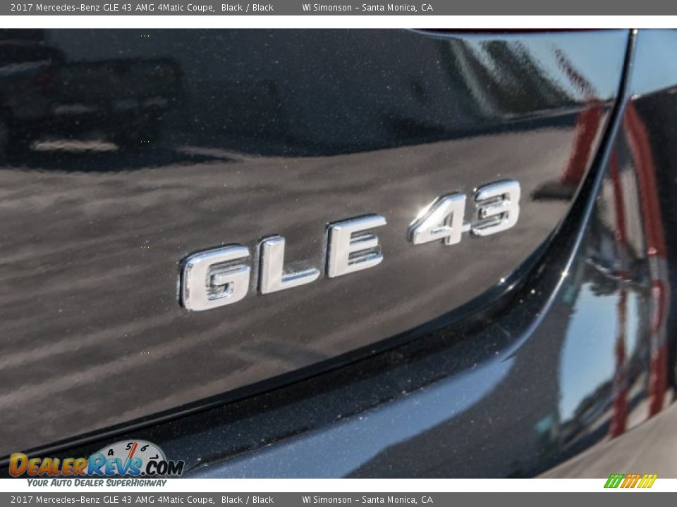 2017 Mercedes-Benz GLE 43 AMG 4Matic Coupe Black / Black Photo #7