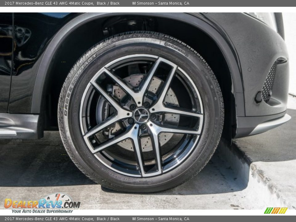 2017 Mercedes-Benz GLE 43 AMG 4Matic Coupe Black / Black Photo #8