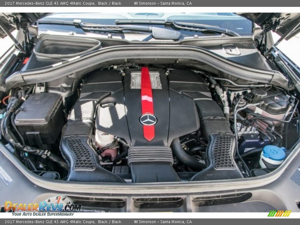 2017 Mercedes-Benz GLE 43 AMG 4Matic Coupe Black / Black Photo #9
