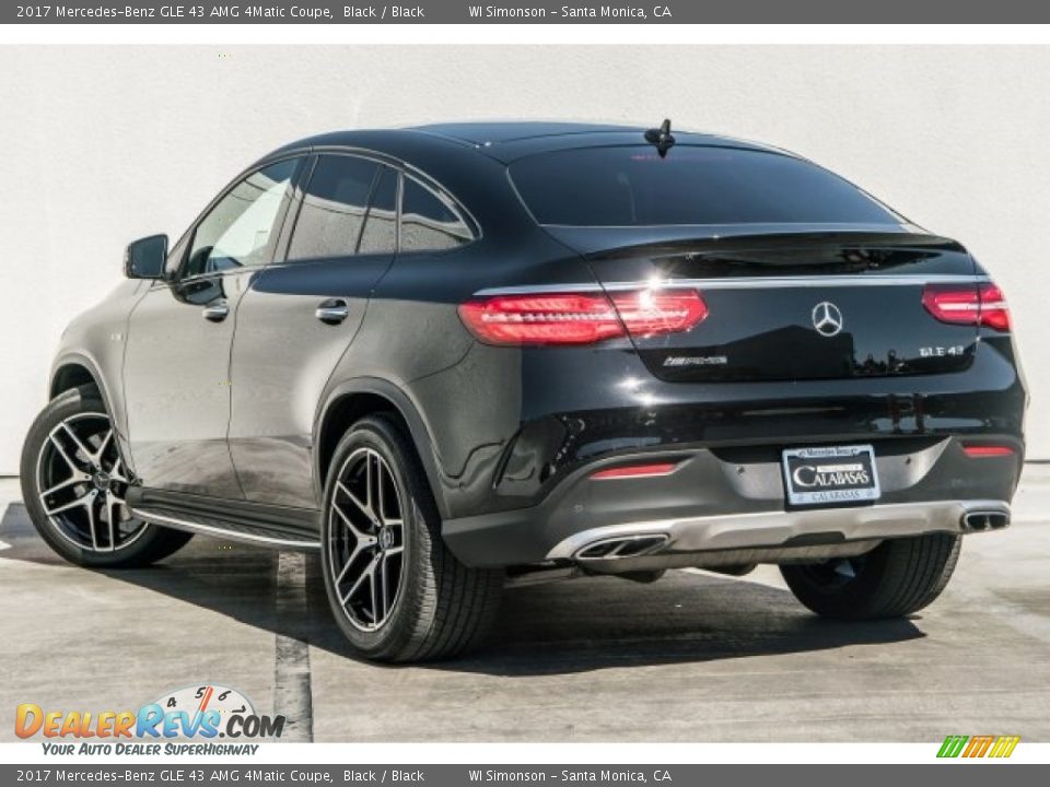 2017 Mercedes-Benz GLE 43 AMG 4Matic Coupe Black / Black Photo #10