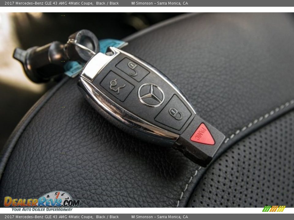 2017 Mercedes-Benz GLE 43 AMG 4Matic Coupe Black / Black Photo #11