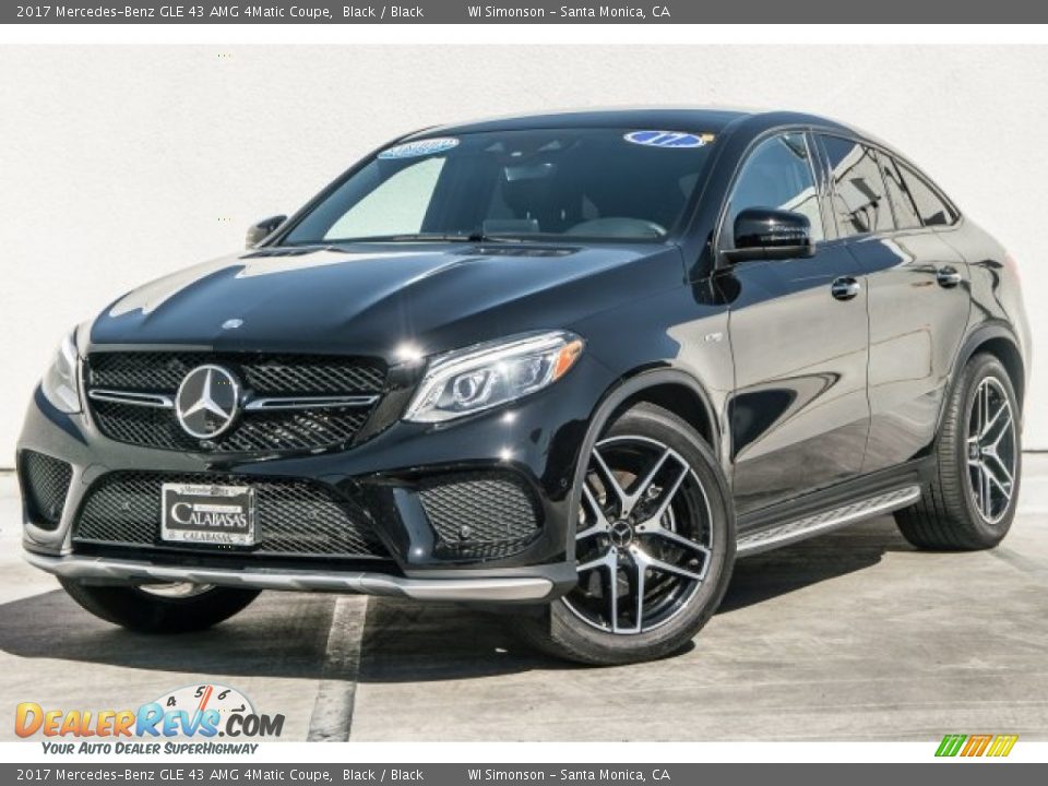 2017 Mercedes-Benz GLE 43 AMG 4Matic Coupe Black / Black Photo #14