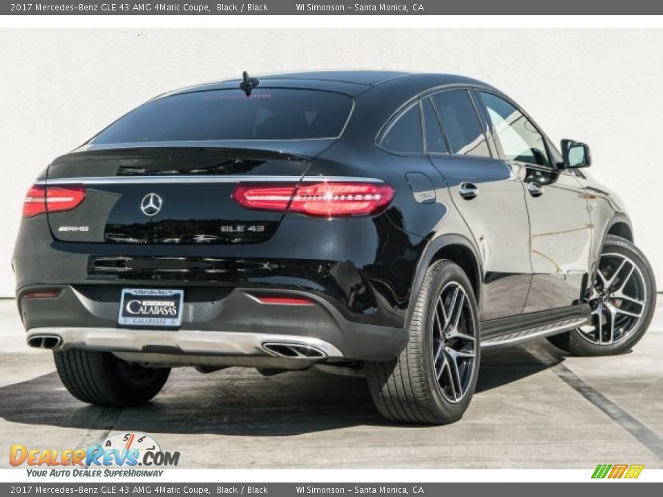 2017 Mercedes-Benz GLE 43 AMG 4Matic Coupe Black / Black Photo #15