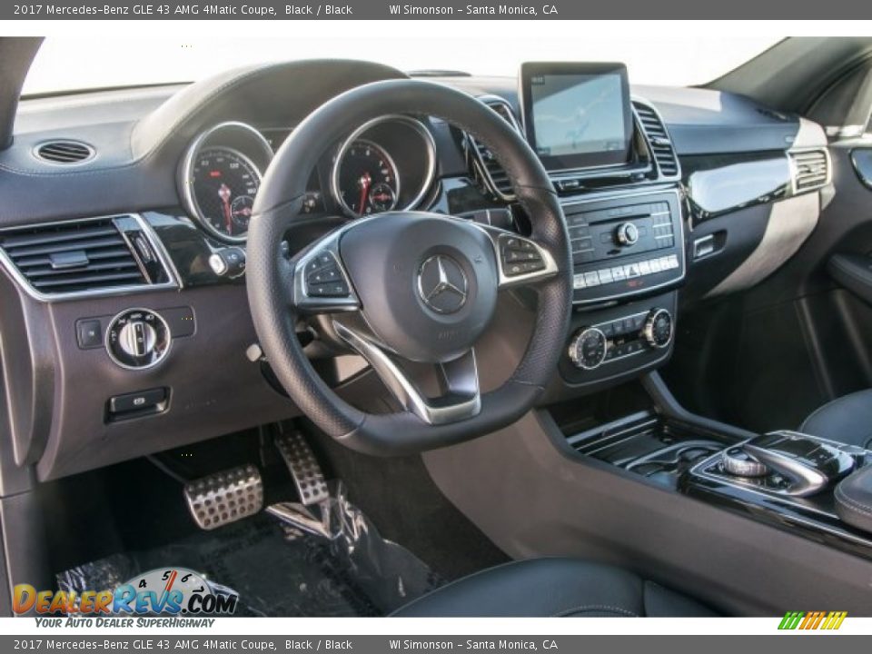 2017 Mercedes-Benz GLE 43 AMG 4Matic Coupe Black / Black Photo #17