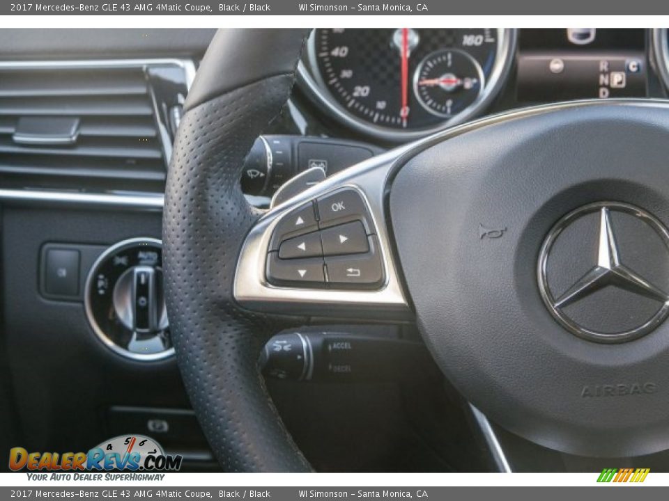 2017 Mercedes-Benz GLE 43 AMG 4Matic Coupe Black / Black Photo #22