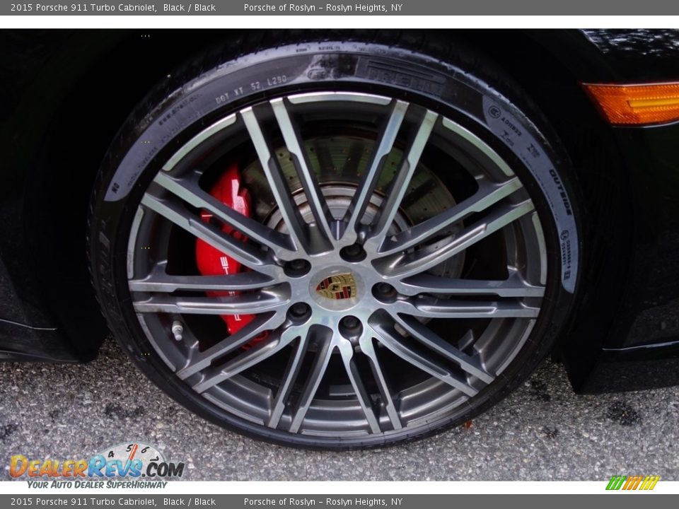 2015 Porsche 911 Turbo Cabriolet Black / Black Photo #10