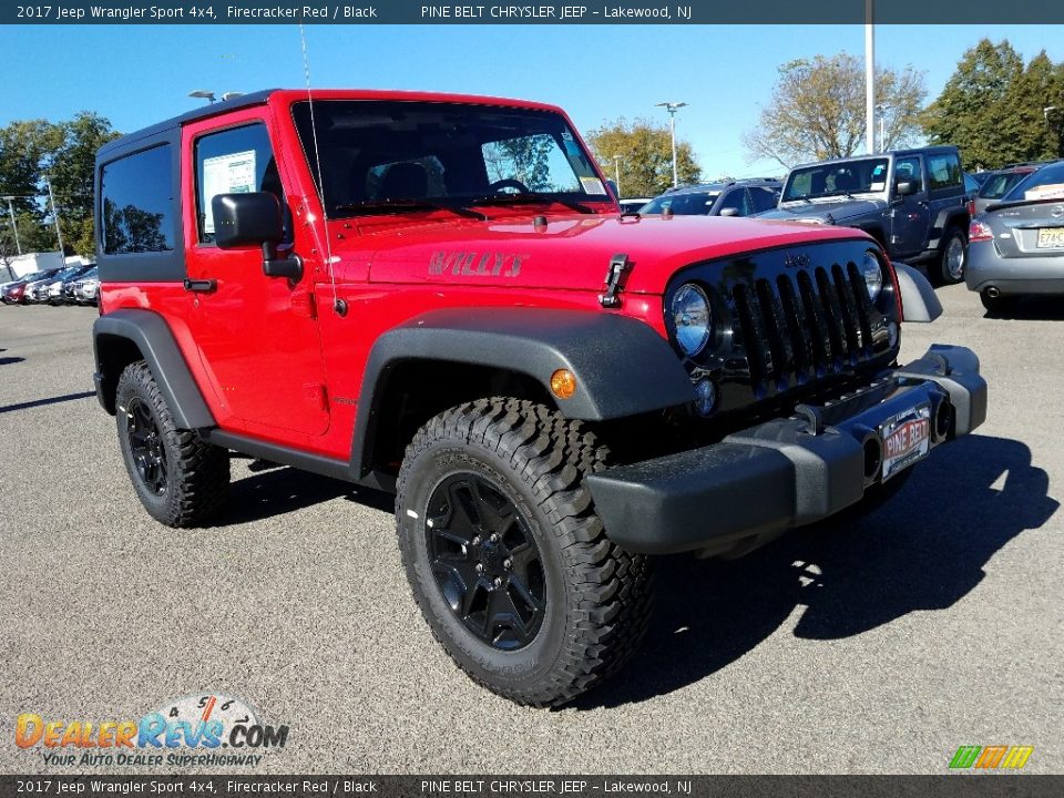 2017 Jeep Wrangler Sport 4x4 Firecracker Red / Black Photo #1