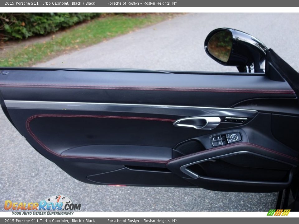 2015 Porsche 911 Turbo Cabriolet Black / Black Photo #12