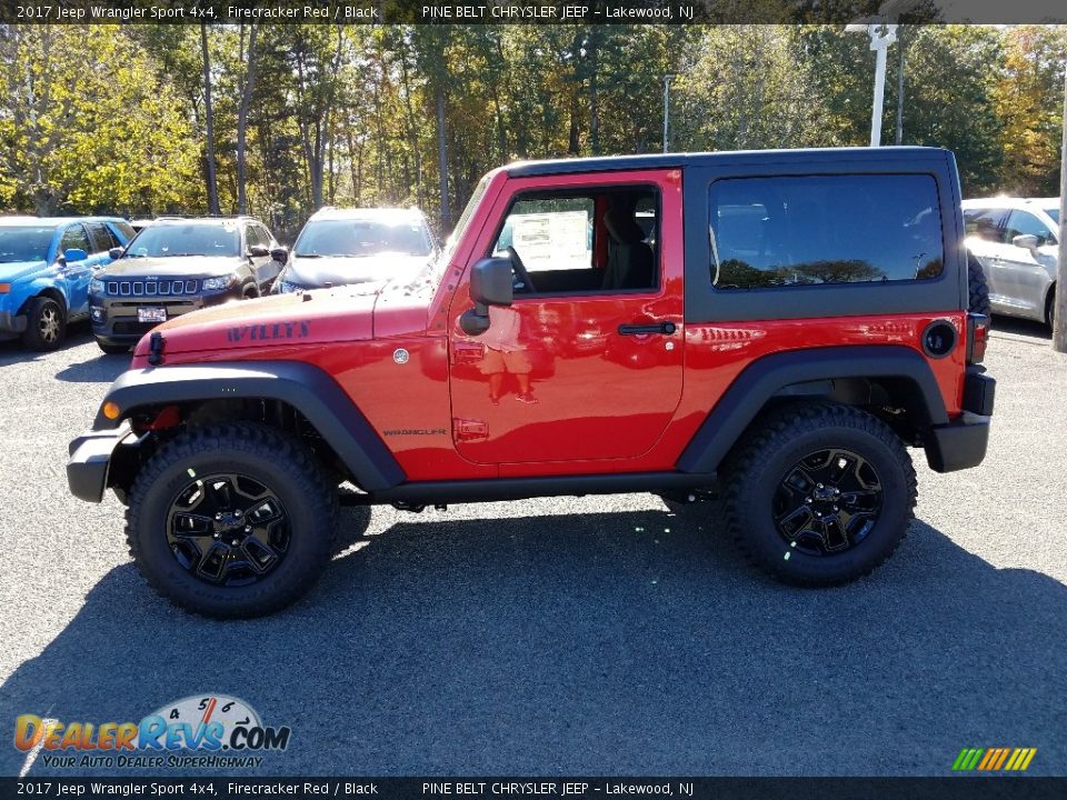 2017 Jeep Wrangler Sport 4x4 Firecracker Red / Black Photo #3