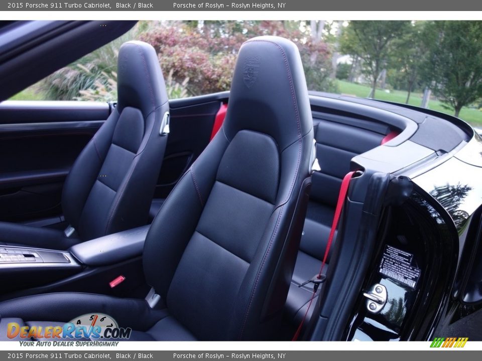 2015 Porsche 911 Turbo Cabriolet Black / Black Photo #14