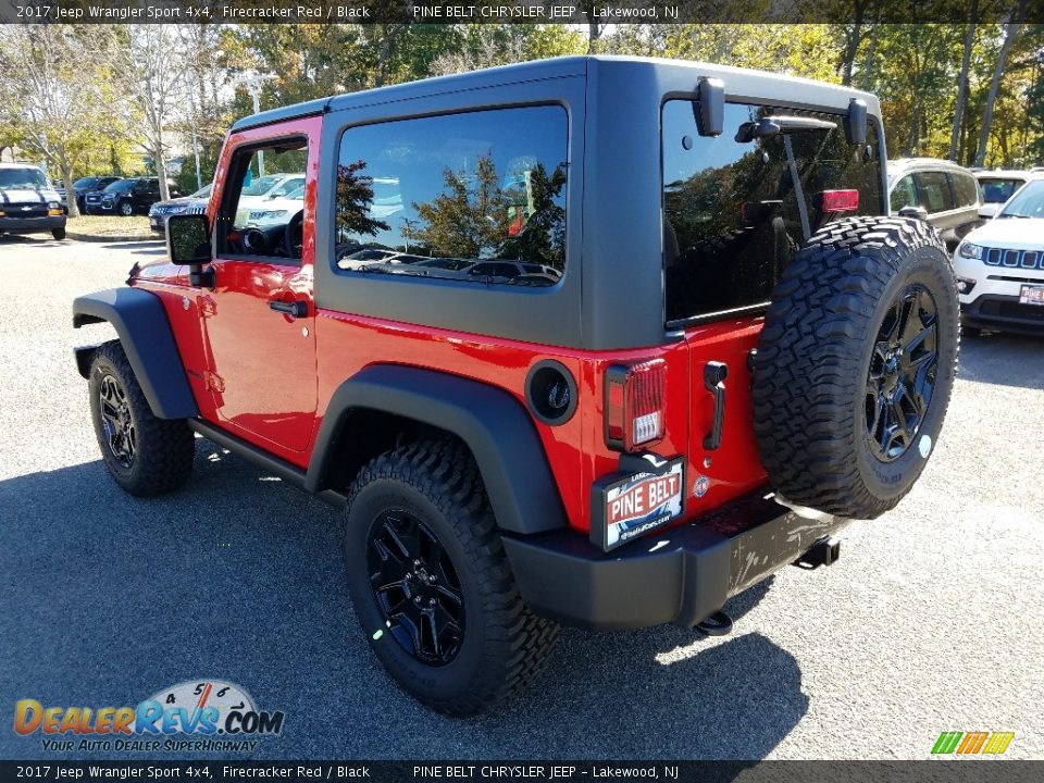 2017 Jeep Wrangler Sport 4x4 Firecracker Red / Black Photo #4