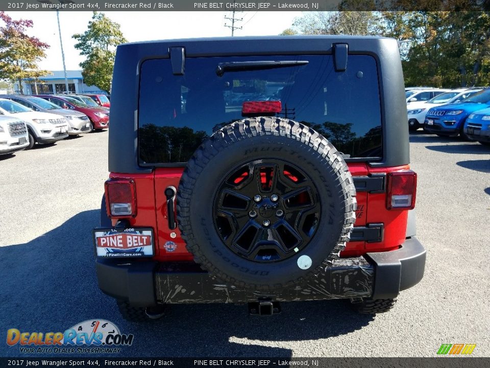2017 Jeep Wrangler Sport 4x4 Firecracker Red / Black Photo #5