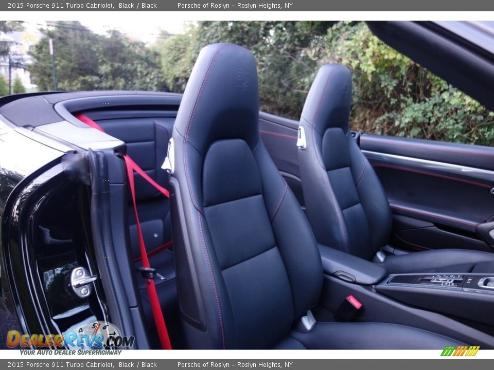 2015 Porsche 911 Turbo Cabriolet Black / Black Photo #17