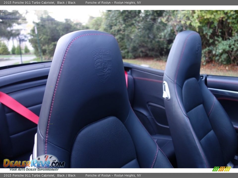 2015 Porsche 911 Turbo Cabriolet Black / Black Photo #18