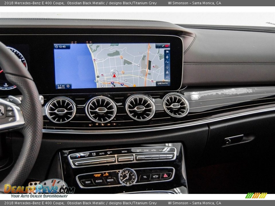 Controls of 2018 Mercedes-Benz E 400 Coupe Photo #5