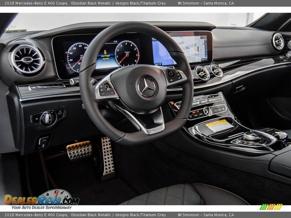 Dashboard of 2018 Mercedes-Benz E 400 Coupe Photo #6