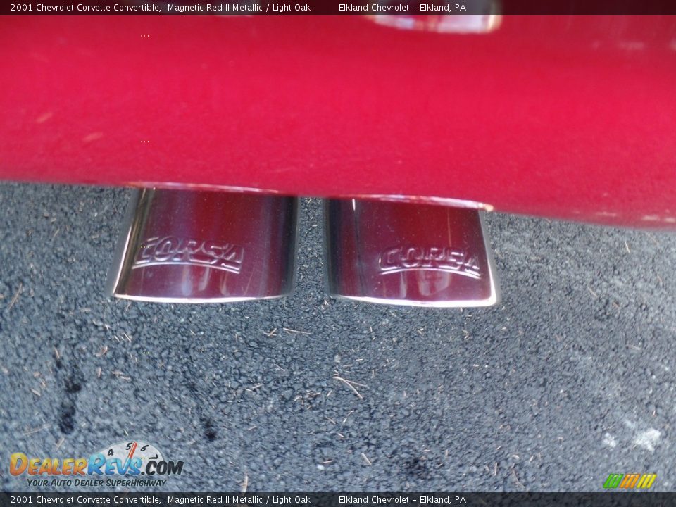 2001 Chevrolet Corvette Convertible Magnetic Red II Metallic / Light Oak Photo #16