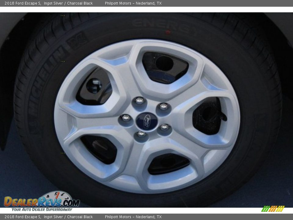 2018 Ford Escape S Ingot Silver / Charcoal Black Photo #5