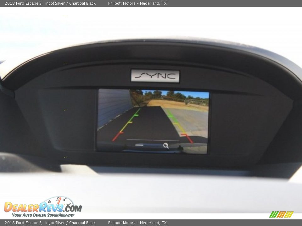 2018 Ford Escape S Ingot Silver / Charcoal Black Photo #12
