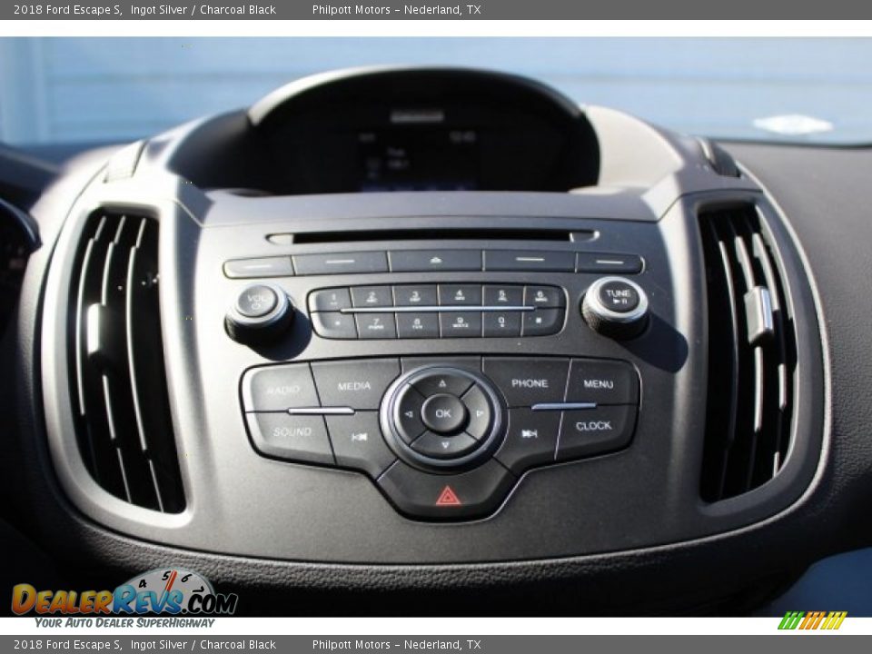 2018 Ford Escape S Ingot Silver / Charcoal Black Photo #13