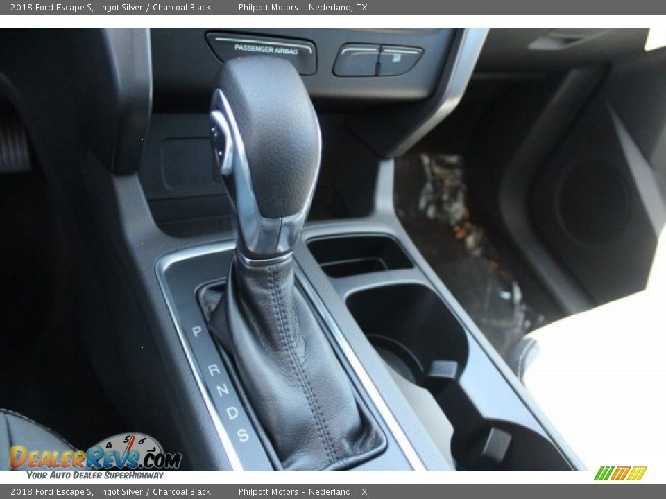 2018 Ford Escape S Ingot Silver / Charcoal Black Photo #15