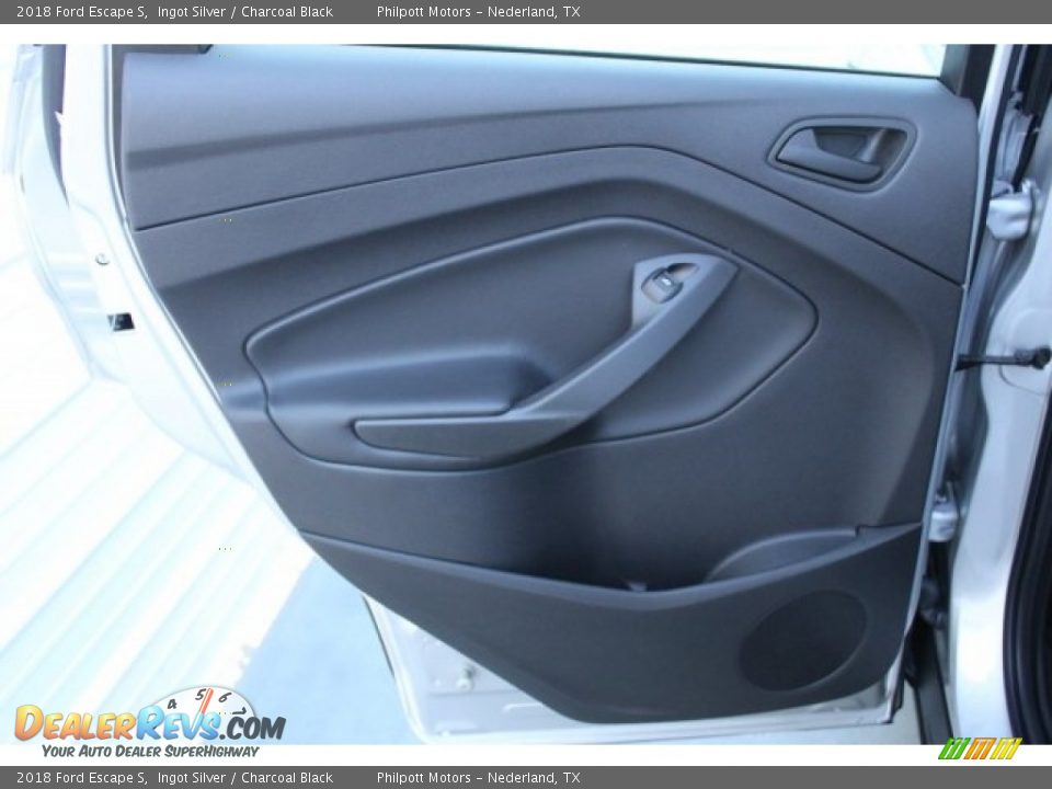 2018 Ford Escape S Ingot Silver / Charcoal Black Photo #19