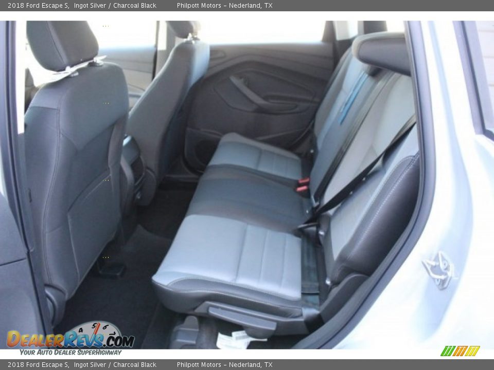 2018 Ford Escape S Ingot Silver / Charcoal Black Photo #20