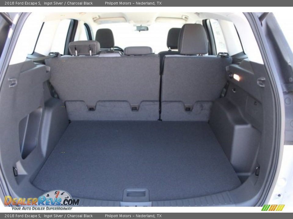 2018 Ford Escape S Ingot Silver / Charcoal Black Photo #23