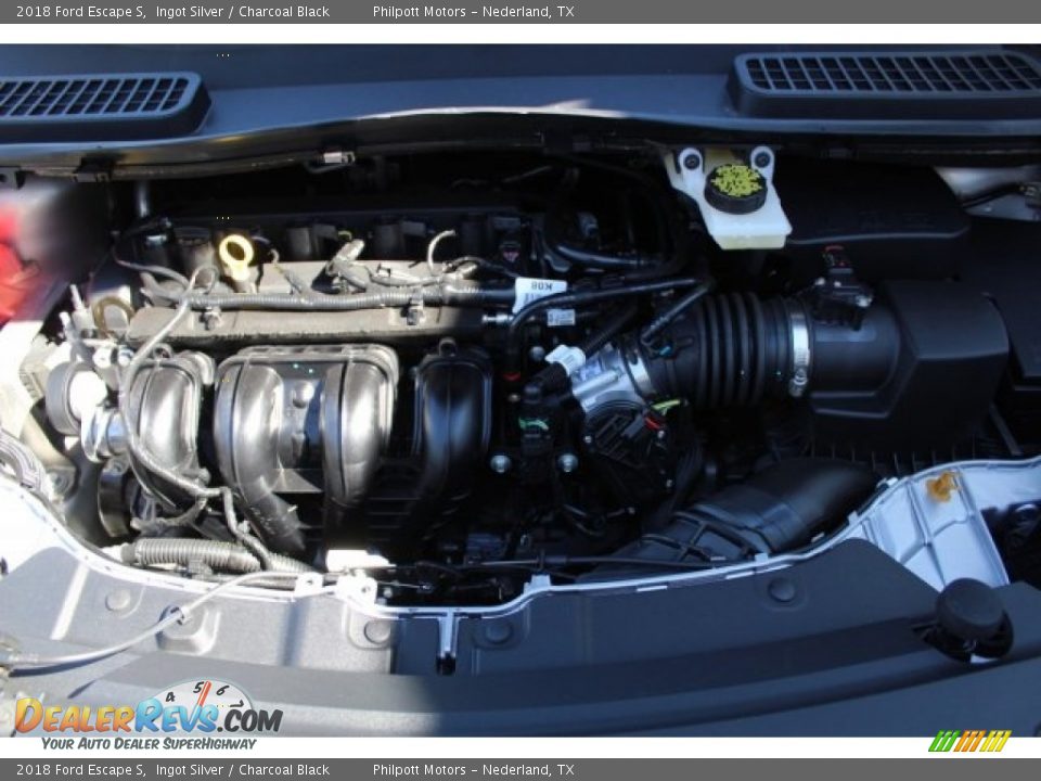 2018 Ford Escape S Ingot Silver / Charcoal Black Photo #24