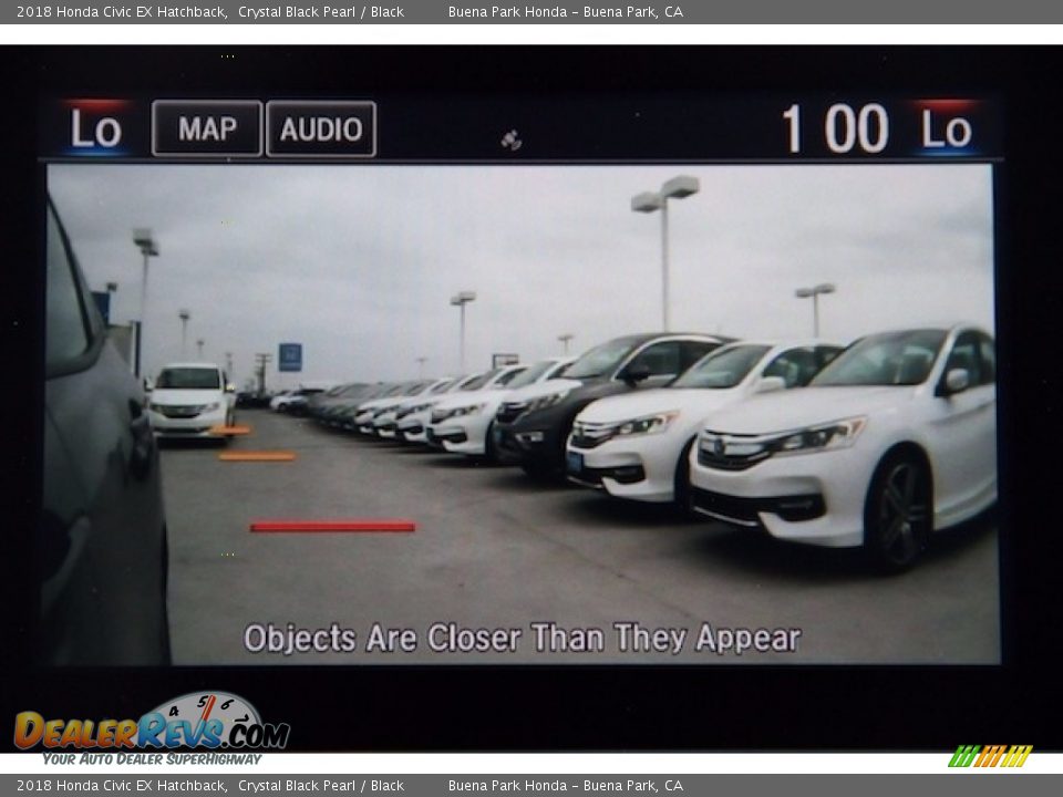 2018 Honda Civic EX Hatchback Crystal Black Pearl / Black Photo #5