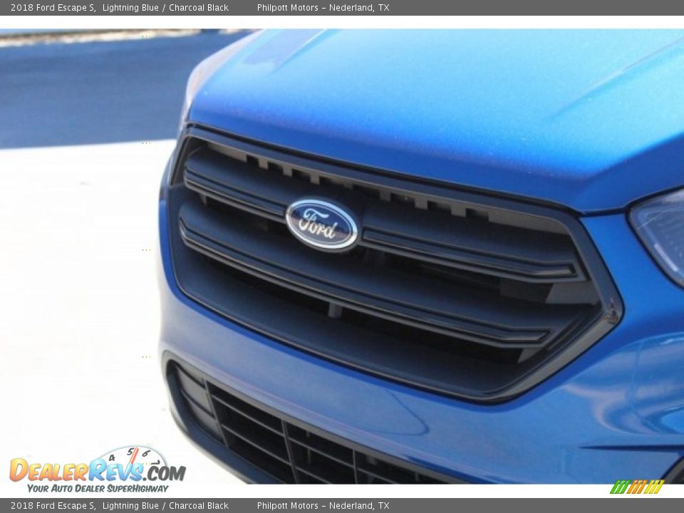 2018 Ford Escape S Lightning Blue / Charcoal Black Photo #4