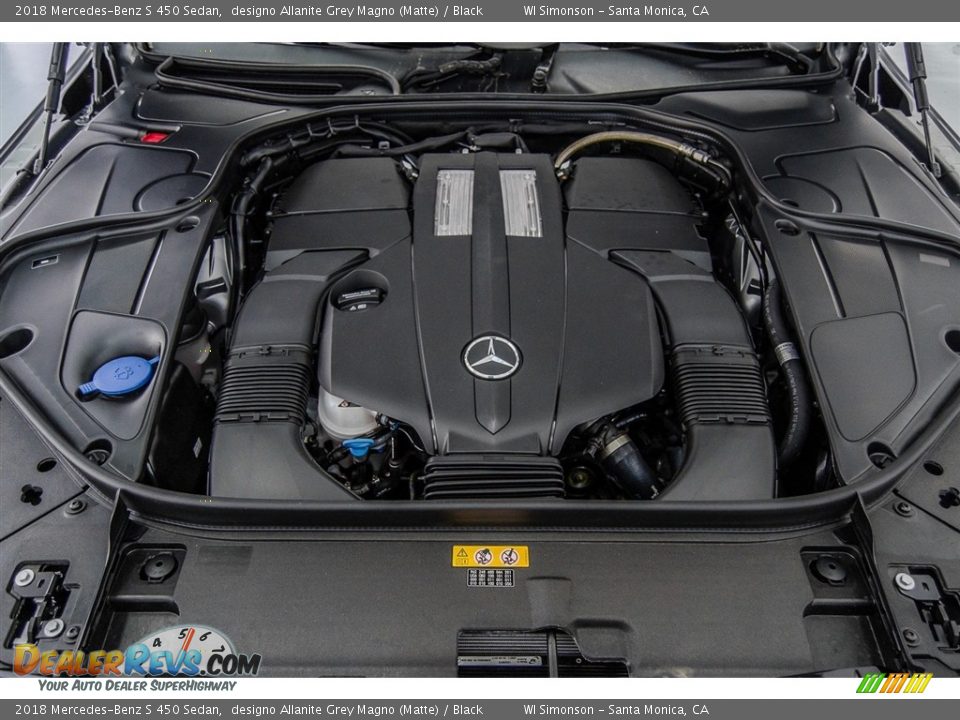 2018 Mercedes-Benz S 450 Sedan 3.0 Liter biturbo DOHC 24-Valve VVT V6 Engine Photo #8
