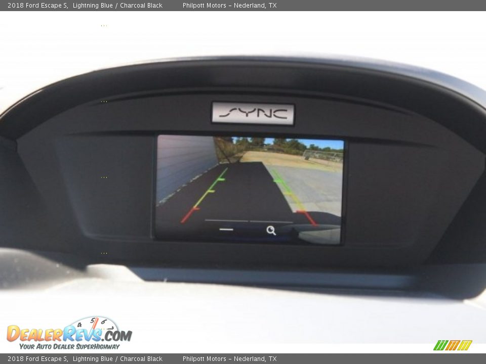 2018 Ford Escape S Lightning Blue / Charcoal Black Photo #12