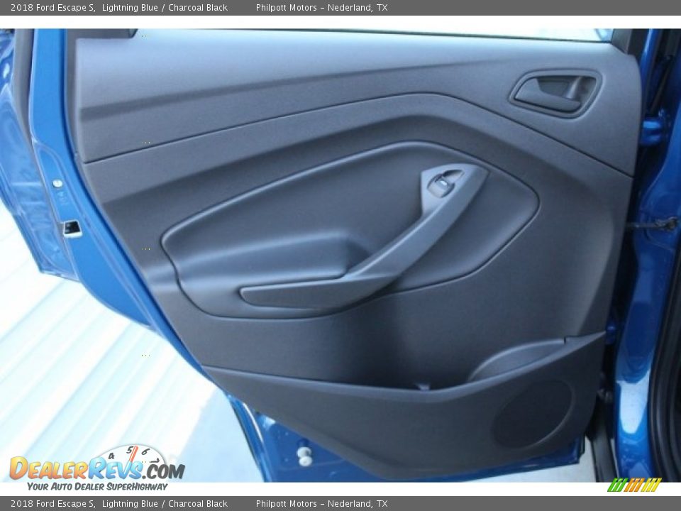 2018 Ford Escape S Lightning Blue / Charcoal Black Photo #19