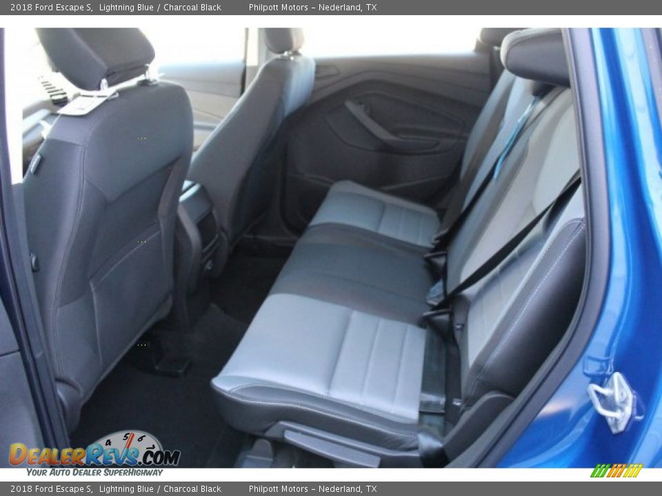 2018 Ford Escape S Lightning Blue / Charcoal Black Photo #20