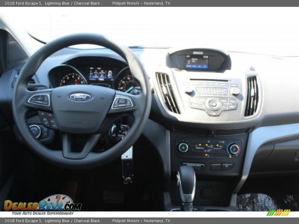 2018 Ford Escape S Lightning Blue / Charcoal Black Photo #21