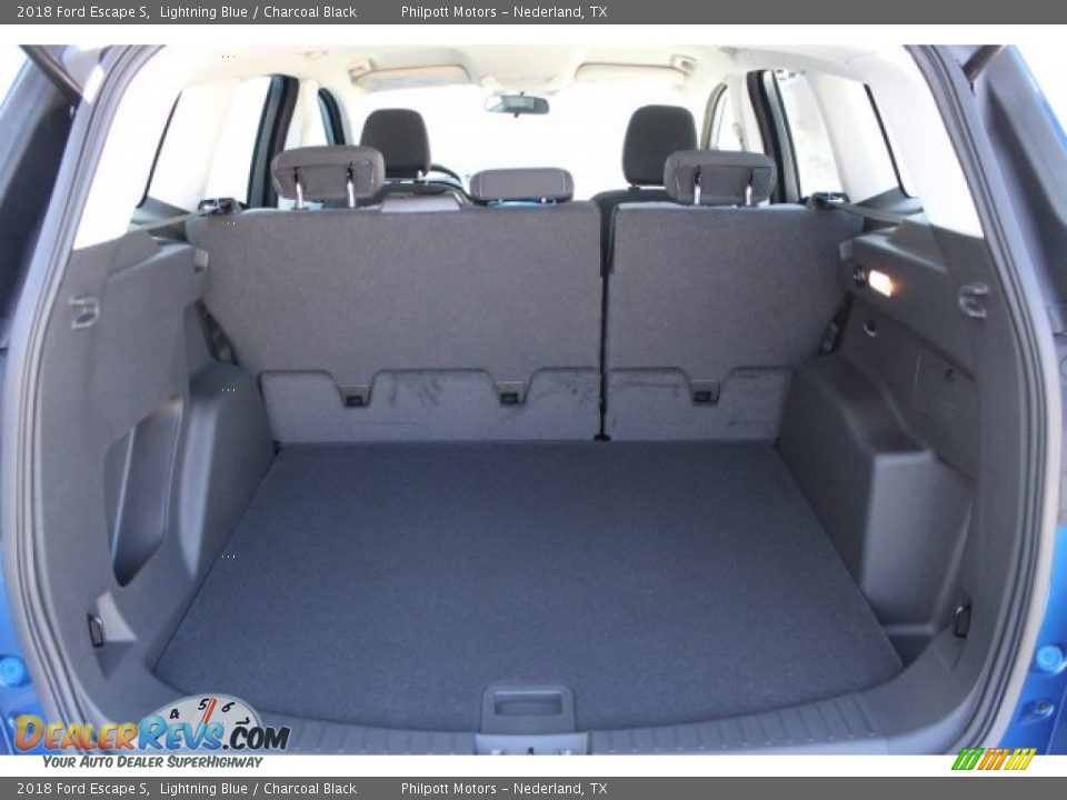 2018 Ford Escape S Lightning Blue / Charcoal Black Photo #23