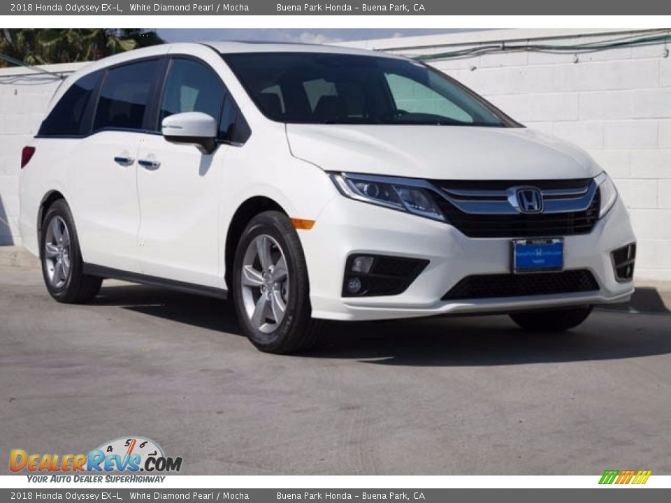 2018 Honda Odyssey EX-L White Diamond Pearl / Mocha Photo #1