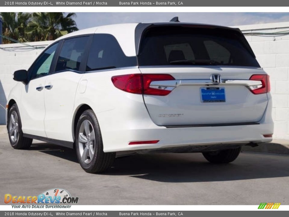 2018 Honda Odyssey EX-L White Diamond Pearl / Mocha Photo #2