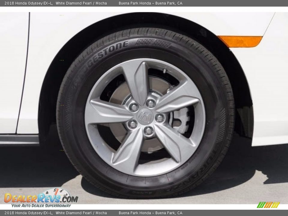 2018 Honda Odyssey EX-L White Diamond Pearl / Mocha Photo #5