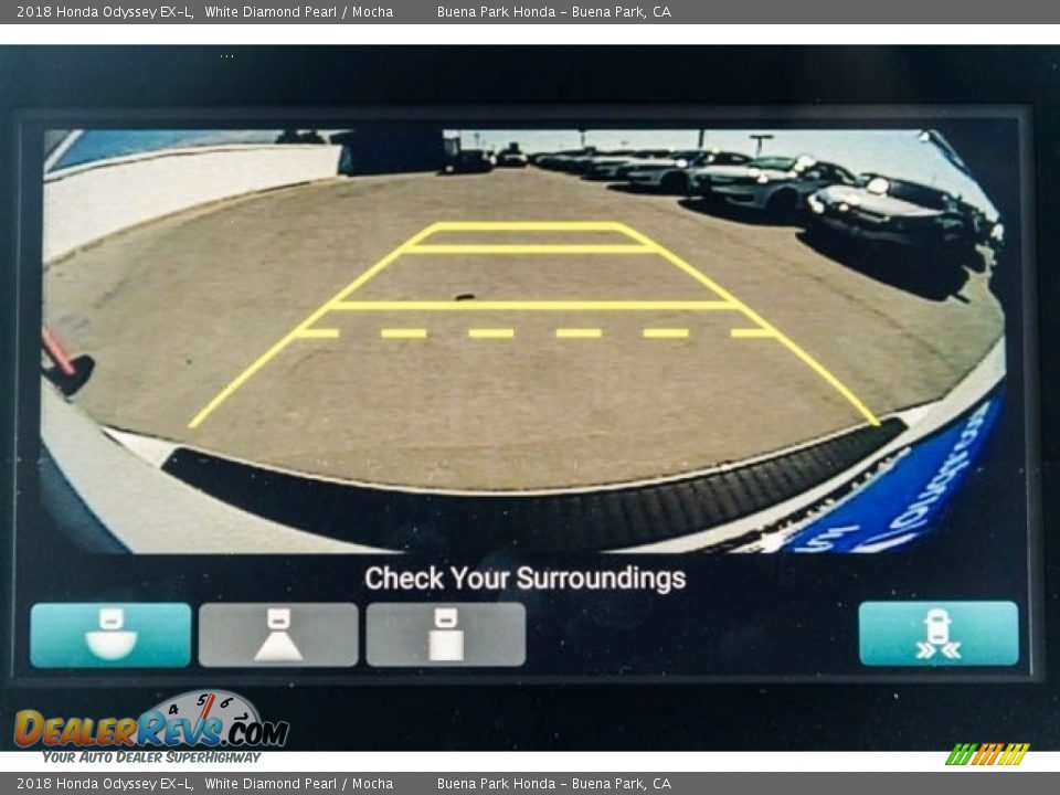 2018 Honda Odyssey EX-L White Diamond Pearl / Mocha Photo #6