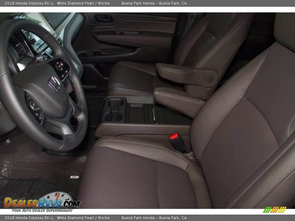 2018 Honda Odyssey EX-L White Diamond Pearl / Mocha Photo #8