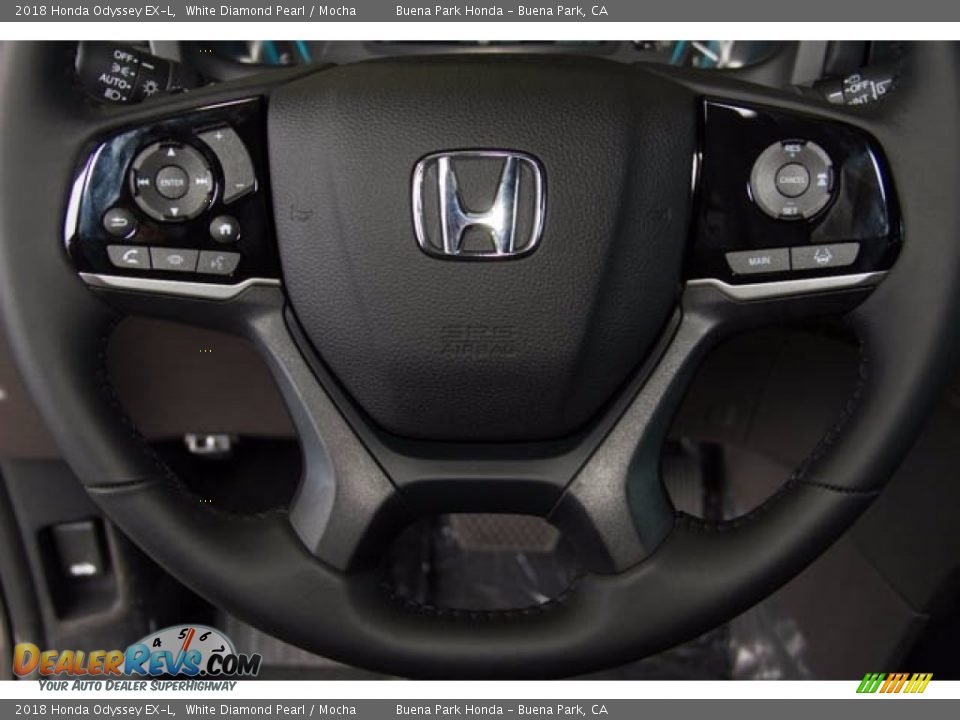 2018 Honda Odyssey EX-L White Diamond Pearl / Mocha Photo #9