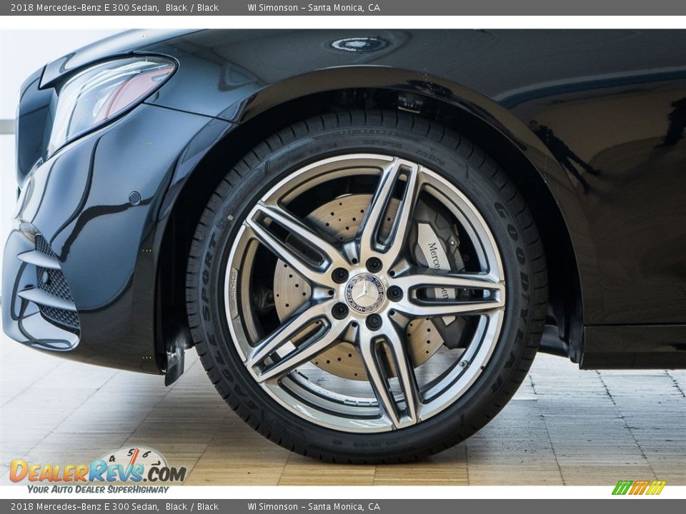 2018 Mercedes-Benz E 300 Sedan Black / Black Photo #9