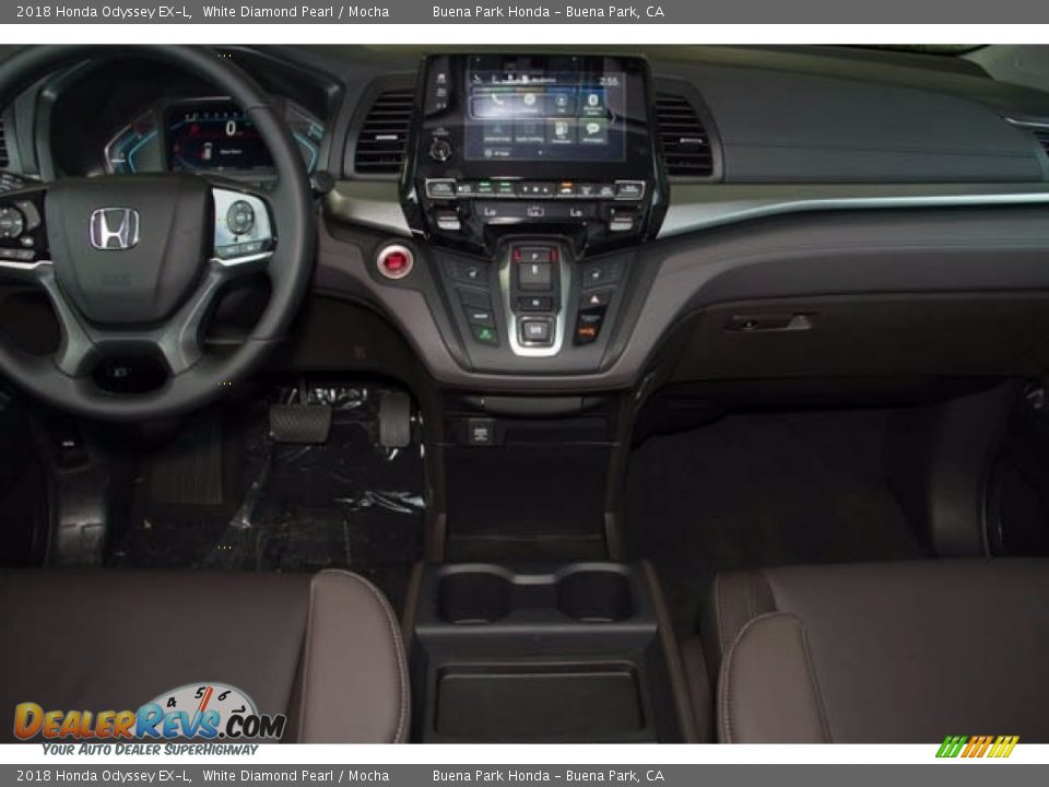 2018 Honda Odyssey EX-L White Diamond Pearl / Mocha Photo #14